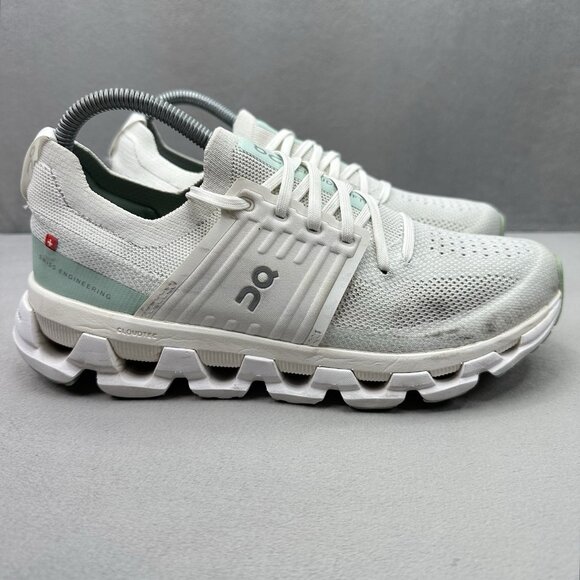 Womens Size 8 ON CloudSwift 3 Ivory | Creek Shoes Athletic Running Sneakers - Picture 1 of 8